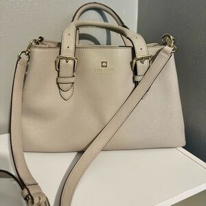 Kate Spade Cream Satchel Bag